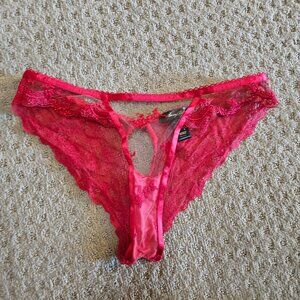 Honey Birdette RARE Madison Red Brief Small